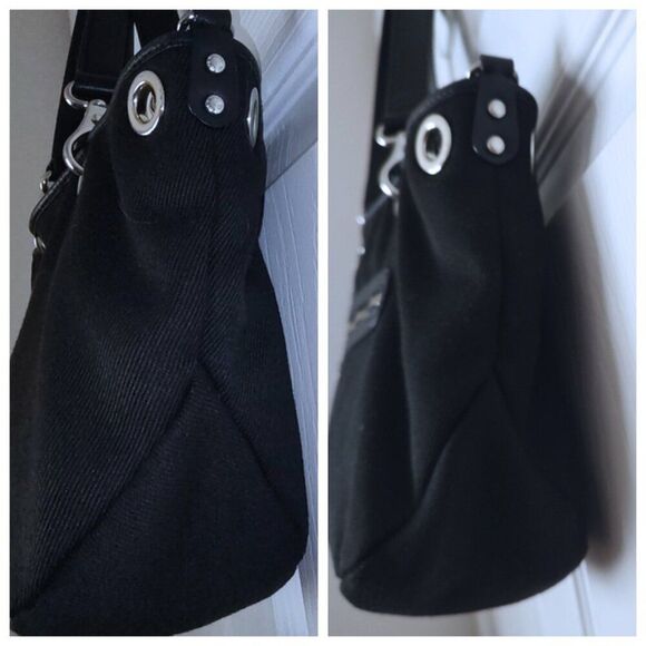 Burberry Blue Label zip shoulder bag w/grommets EUC - Picture 9 of 16